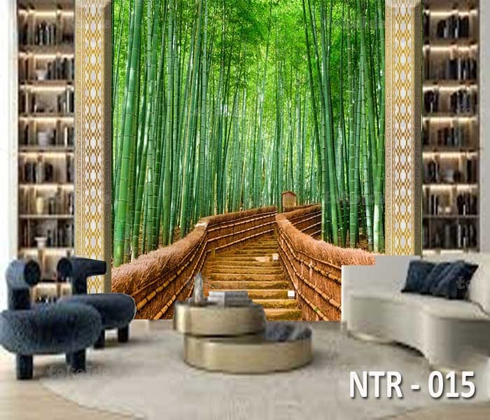 NTR 015 | Wallpaper Motif Hutan Bambu | Cetak Wallpaper Dinding