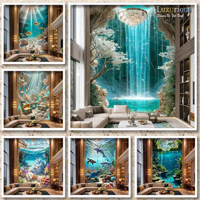 Nature 3 (Motif Air Terjun)