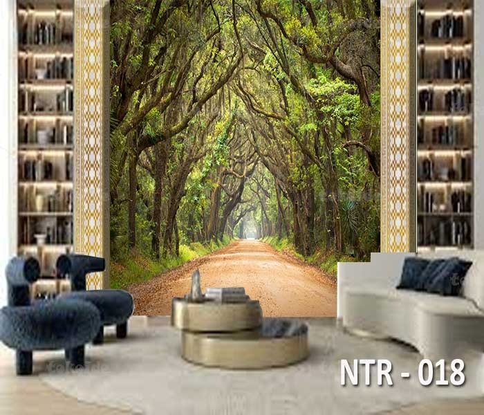 NTR 018 | Wallpaper Motif Pemandangan Hutan | Cetak Wallpaper Dinding
