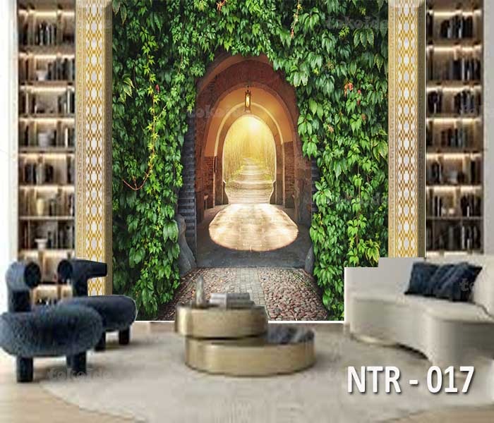 NTR 017 | Wallpaper Motif Pemandangan Taman | Cetak Wallpaper Dinding